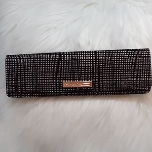 MAC Clutch Purse, Black w/ Gold Sparkle, NWOT